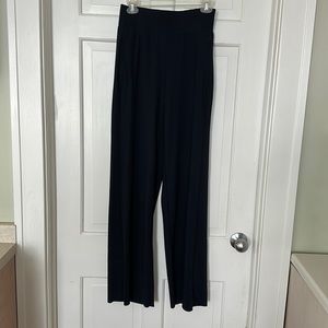 Athleta Cosmic Pant color black size S spandex Navy Blue